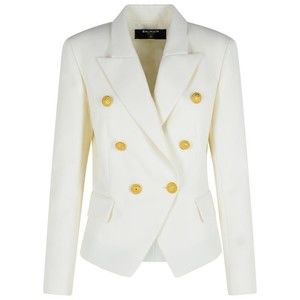 Balmain Balzer In White Virgin Wool - NWT